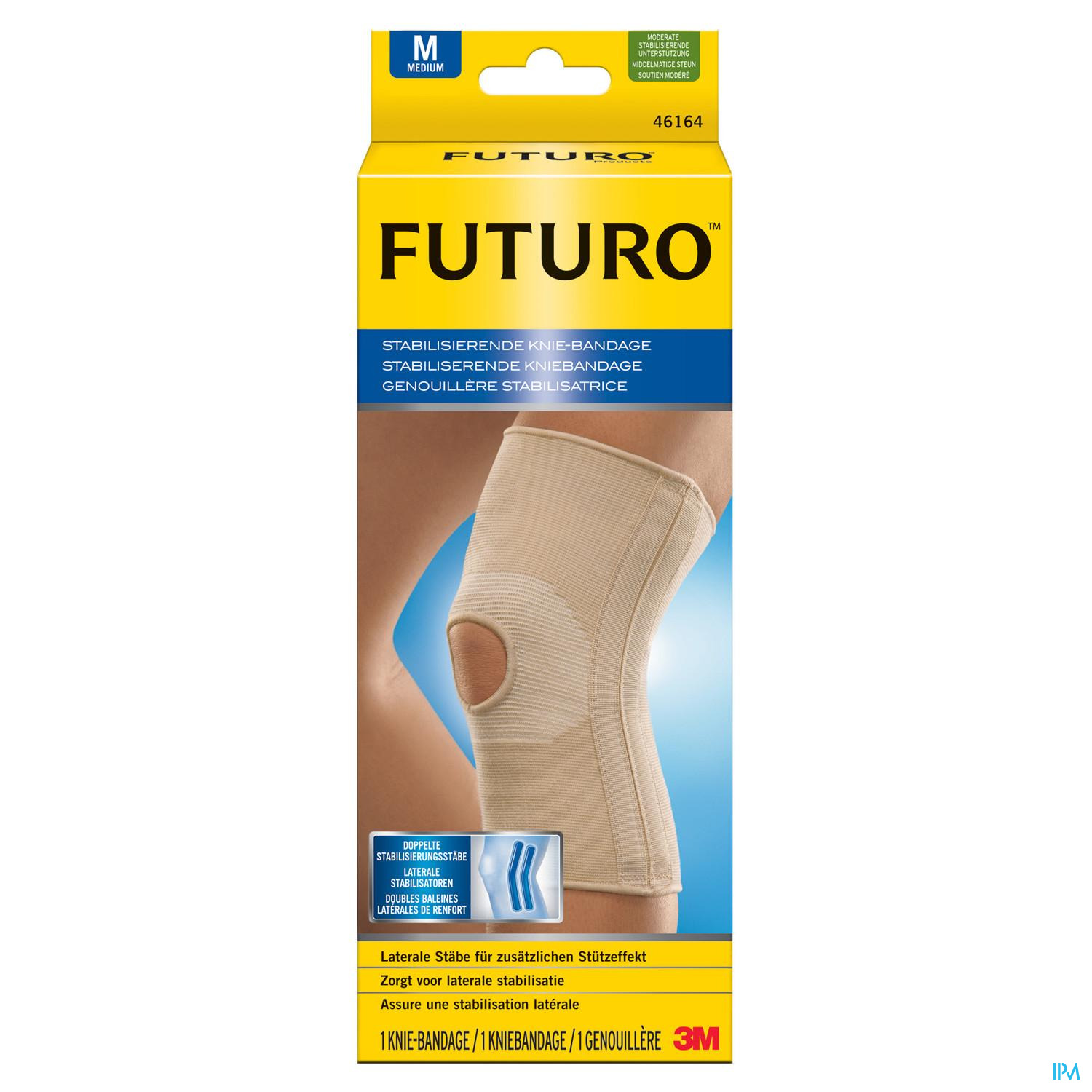 Futuro Kniebandage Skin 46164 - Knie, heup & been - Bandages & orthopedische verbanden - Thuiszorg & EHBO - Apotheek Peeters Oudsbergen (Peeters Pharma BV)