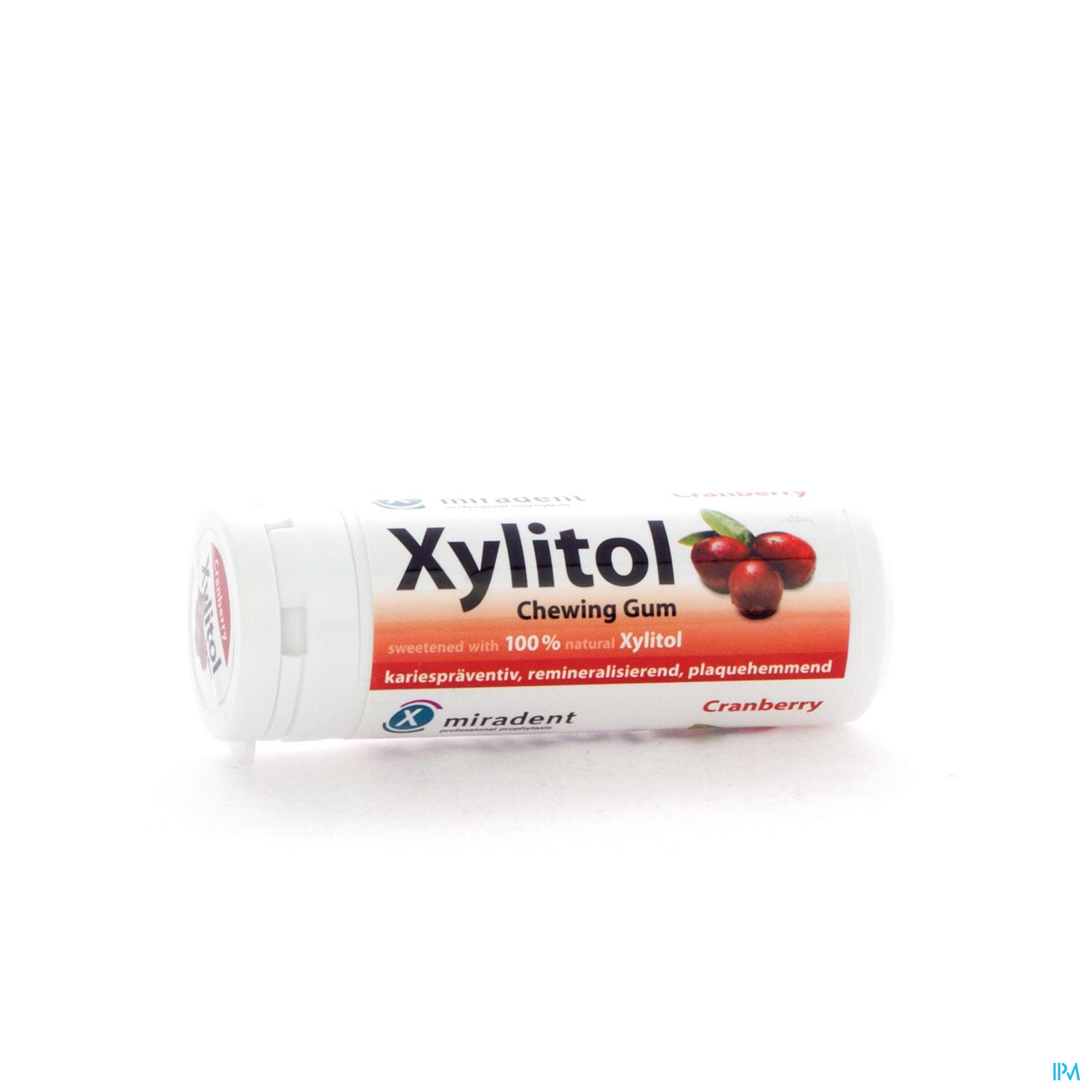 MIRADENT CHEWING GUM XYLITOL THE VERT SANS SUCRE (30) : Hygiène  bucco-dentaire
