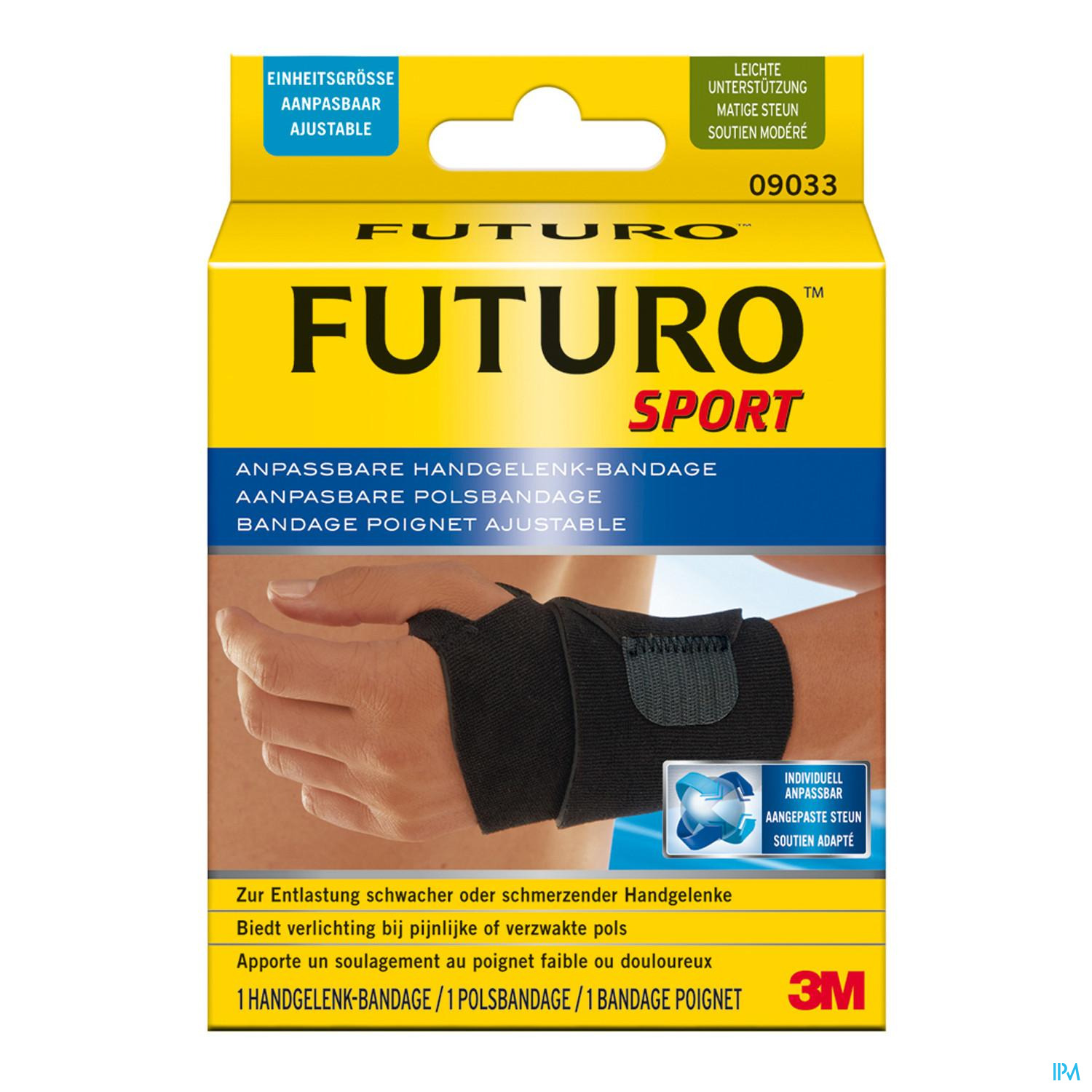 Futuro Sport Bandage Poignet Ajustable avec Insert Pouce