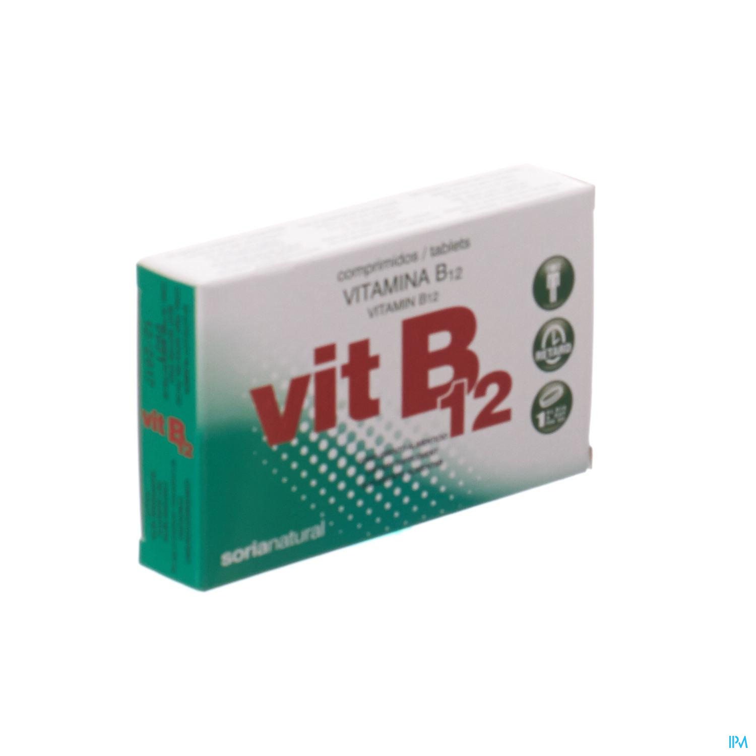 Verzorgen Inhalen Associëren Soria Vitamine B12 Comp 48 - Vitamine B - Vitaminen - Vitaminen &  Voedingssupplementen - Apotheek Peeters Oudsbergen NV