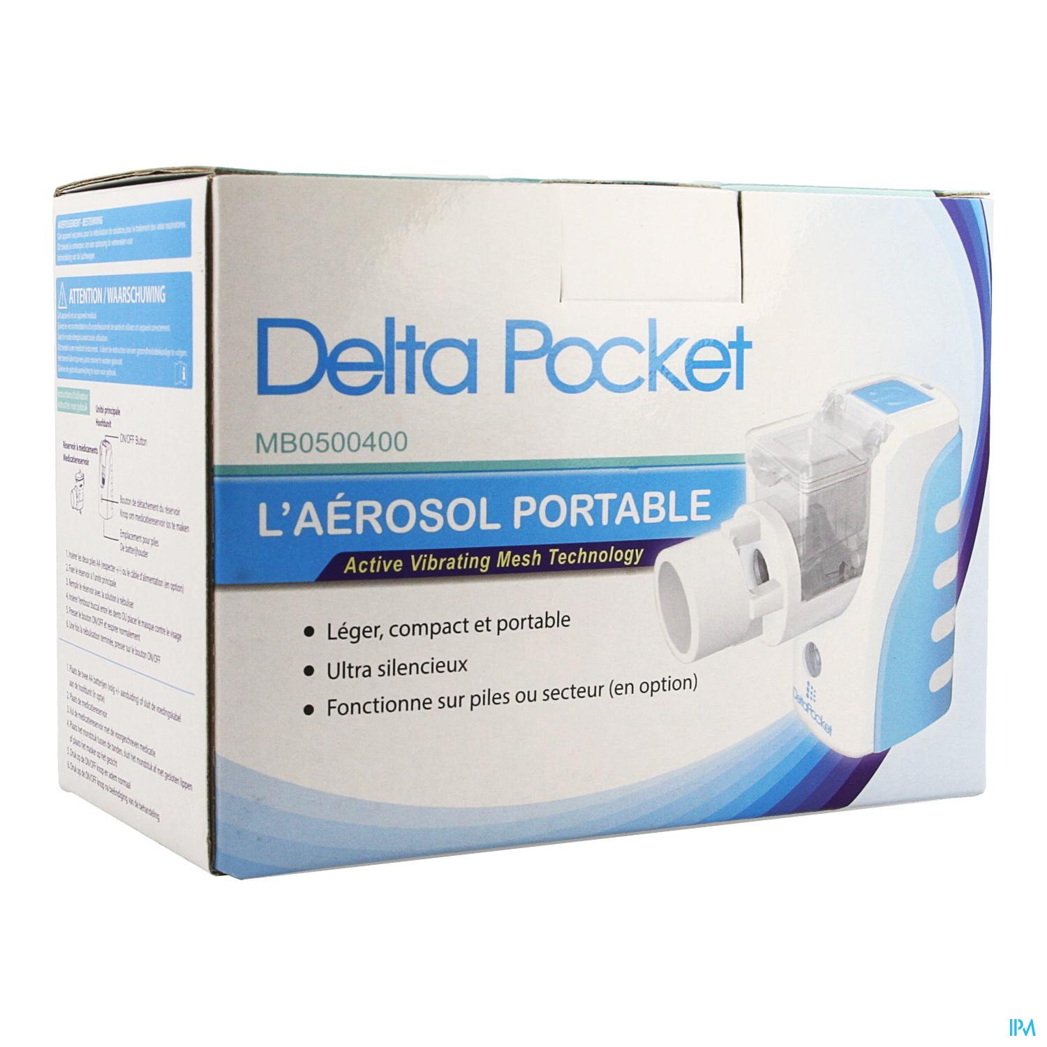Delta Pocket Aerosol est un aerosol portable pour votre confort