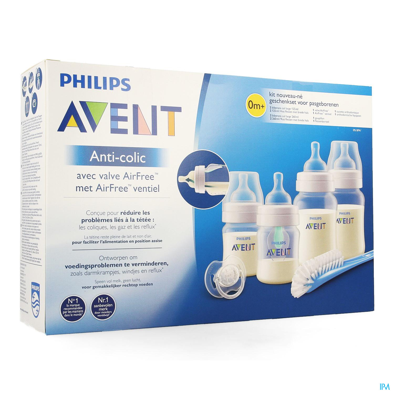 Philips Avent A/colic Kit Nouveau-ne Scf807/00 - Bouteilles - Biberons et  tétines - Mère et Enfants - Apotheek Peeters Oudsbergen (Peeters Pharma BV)