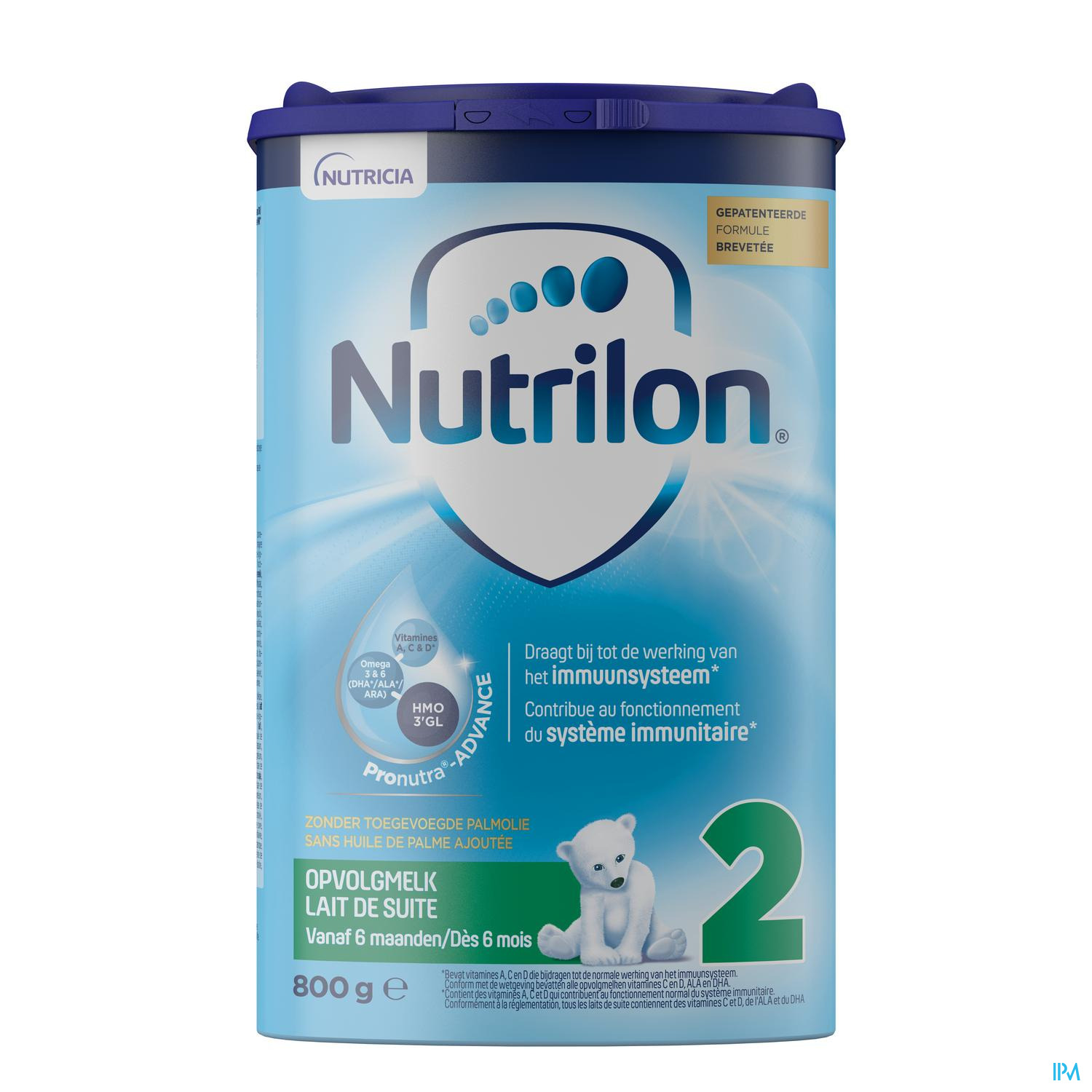 Nutrilon 2 Lait Suite Poudre Bebe Des 6 Mois Boite 800g - Lait > 6 mois -  Bébé - Alimentation et Régime - Apotheek Peeters Oudsbergen (Peeters Pharma  BV)