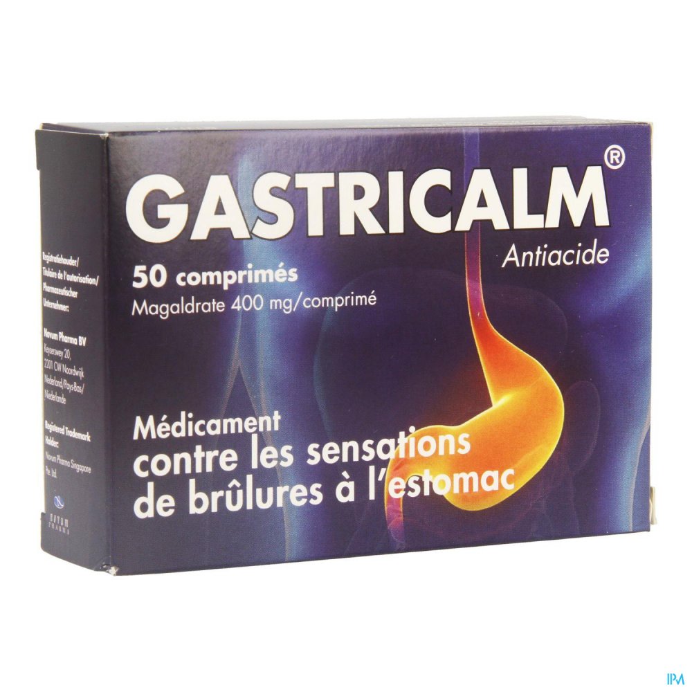 Gastricalm Comp 50 X 400 Mg  Des aigreurs d'estomac  Tractus gastro