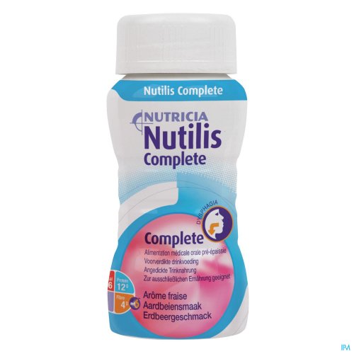 NUTILIS COMPLETE STAGE 1 FRAISE BOUTEILLES 4X125ML